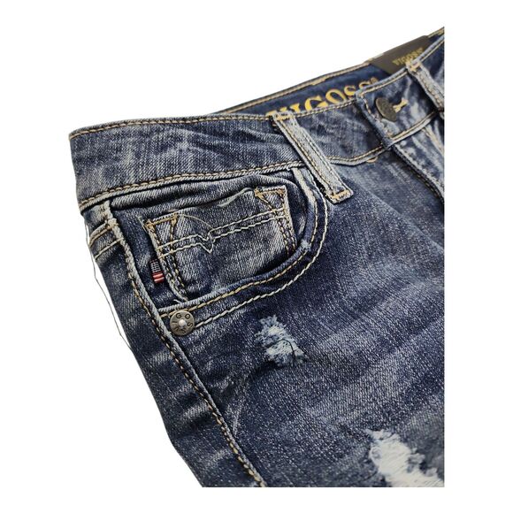 NWT Vigoss Girl's Size 8 “The Austin Ankle Skinny” with Grommet Detail Jeans - Picture 7 of 12